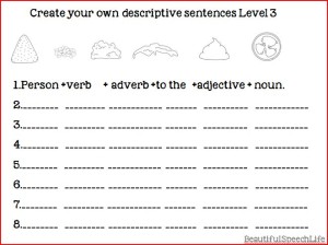 Sentence Homework