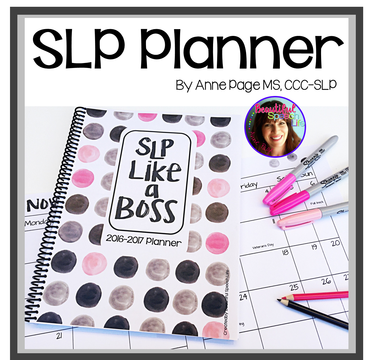 SLP Planner Square Cover